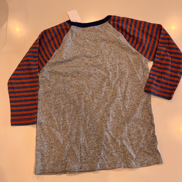 CrewCuts “like lightning” boys size 10 3/4 length baseball tee - Picture 2 of 2